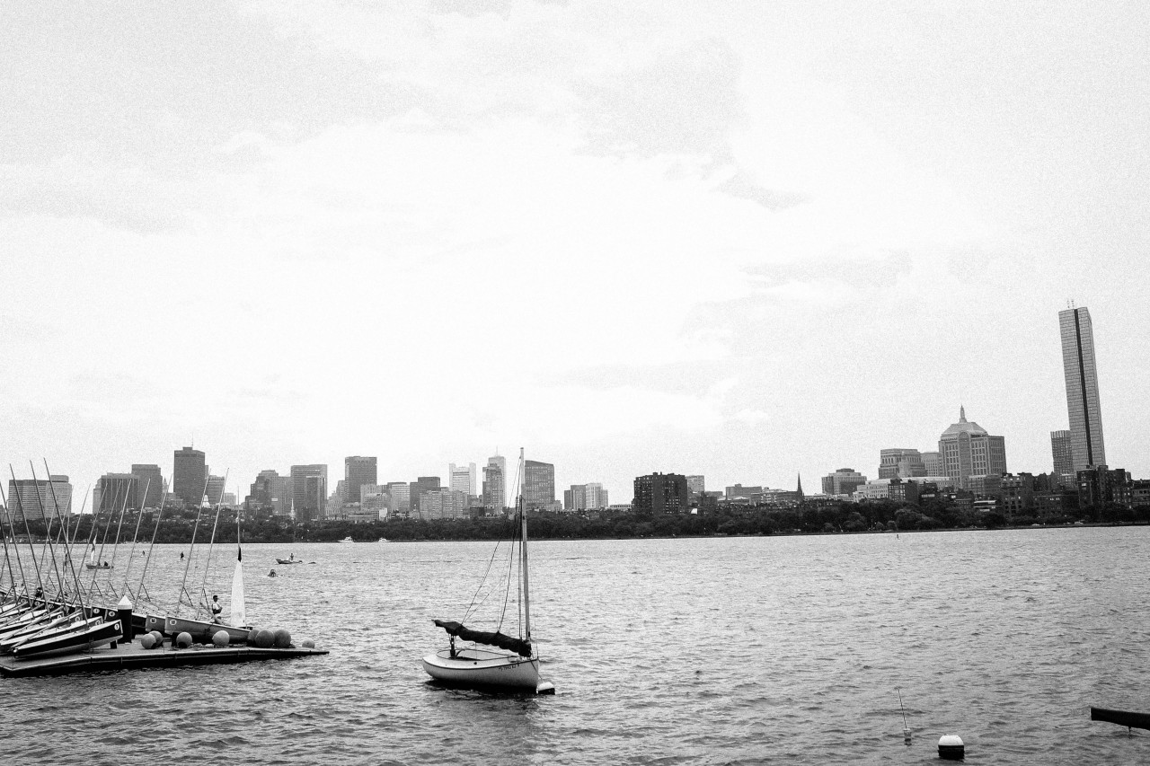 harvard bridge & back bay, boston