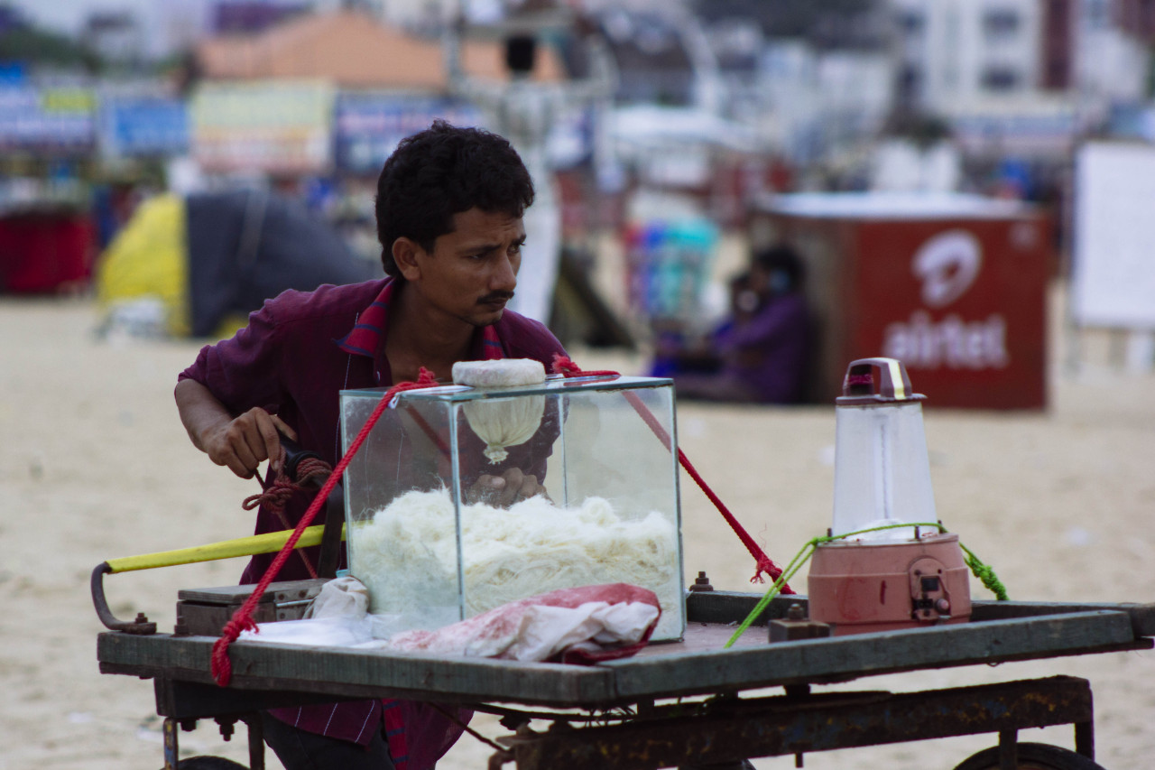 besant nagar beach, chennai, tamilnadu